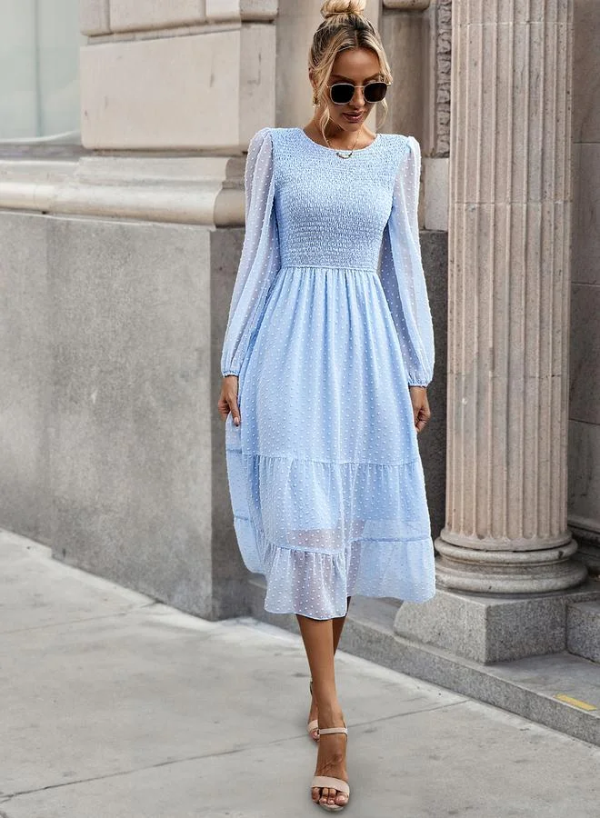 Take Two Polka Dot Midi Dress