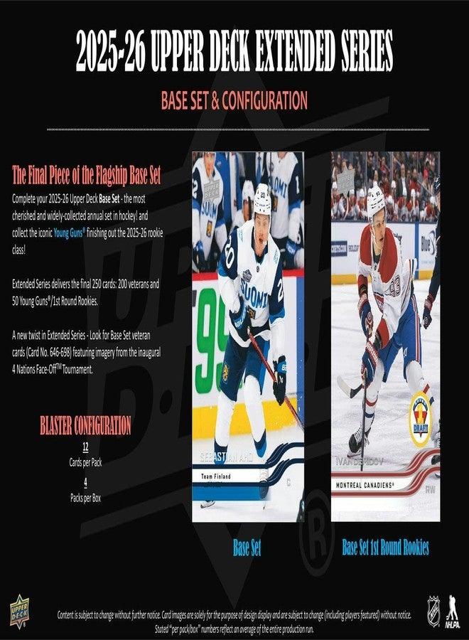 Upper Deck 2025-26 Extended Series Hockey Blaster Box - Image 2