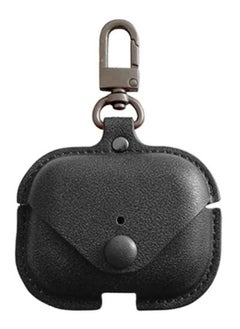 Leather Protective Case Cover For Apple AirPods 3 Black