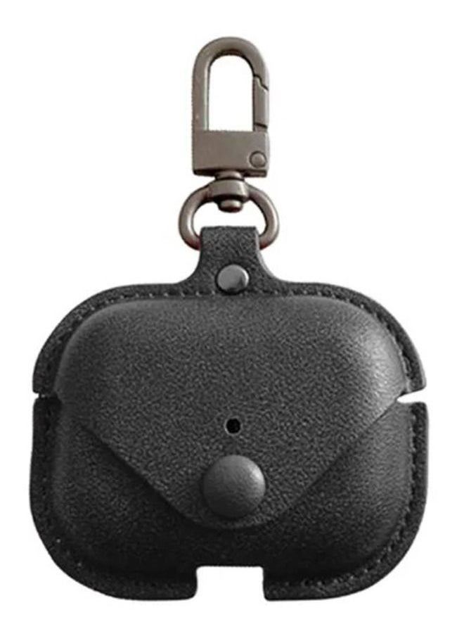 Waldic - Leather Protective Case Cover For Apple AirPods 3 Black - Image 1