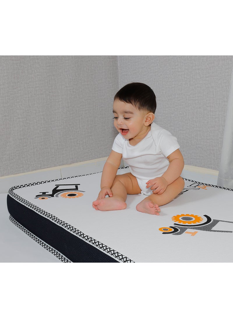 Moon Comfortable Kids Cozy Mattresses-60x120x10 cm - Image 5