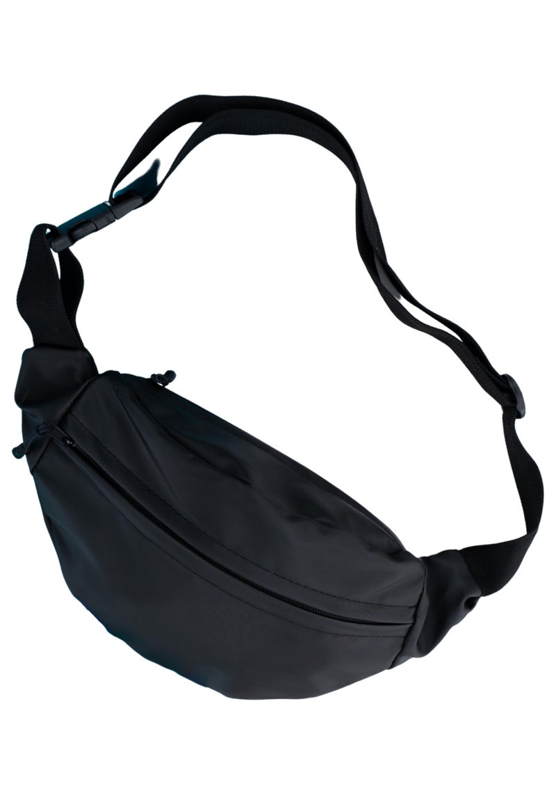 هاي لاين ستور حقيبة ديفا برو العصرية شنطة وسط تتسع لحفظ الأغراض الشخصية كبيرة الحجم خفيفة الوزن للسفر والمشي والجري والمشي وركوب الدراجات, محفظة عملية سهلة الحمل لون أسود - Image 1