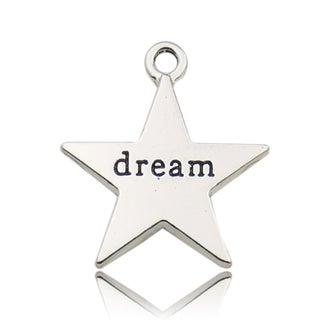 Vintage Diy Handmade Alloy Jewelry Accessories Star Hollow Out Pentagram Meteor Necklace Earrings Pendant Hanging Ornament 10936-ancient silver letter dream star-1.9g-20x22.5mm - pzsku/Z6252591CBEF3BCBCEE29Z/45/1746225096/8519cd95-7893-47f5-87c4-8f46e81c0eb2