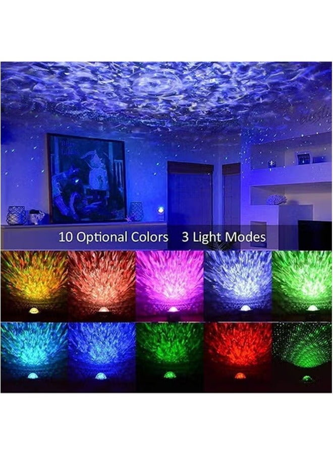 Hihonor Star Projector, LED Night Light for Bedroom Ceiling,3 in 1 Laser Sky Light Projector Lamp with Bluetooth Speaker&Remote for Kids,Adults,Game Rooms,Stage,Wedding Birthday Party,Room Decoration - Image 2