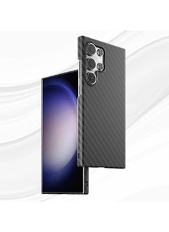 Suitable for Samsung S25 Ultra Phone Case with Carbon Fiber Pattern, Ultra-thin Skin Feel, PC Contrasting Color, Galaxy S25 Ultra Protective Case (Black) - pzsku/Z625277025F0AC3AA9FF7Z/45/_/1733292370/67f4d736-6e94-40f0-b58a-4ed7bef0dbc5