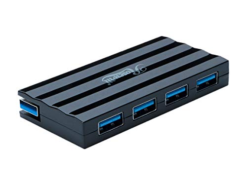 Rosewill RHB-320B USB 3.0 4 Ports Mini Hub with Built-in Cable - Image 3
