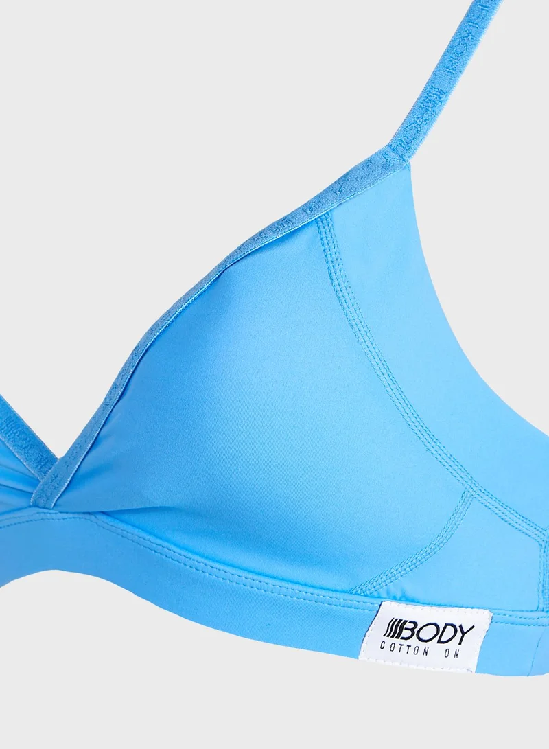 Cotton On Plunge Knitted Bra