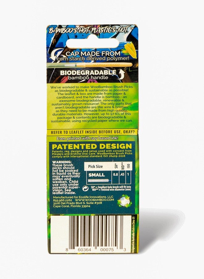 Woobamboo eco Friendly Bamboo Small interdental Brushes, 8 Pack - Image 4