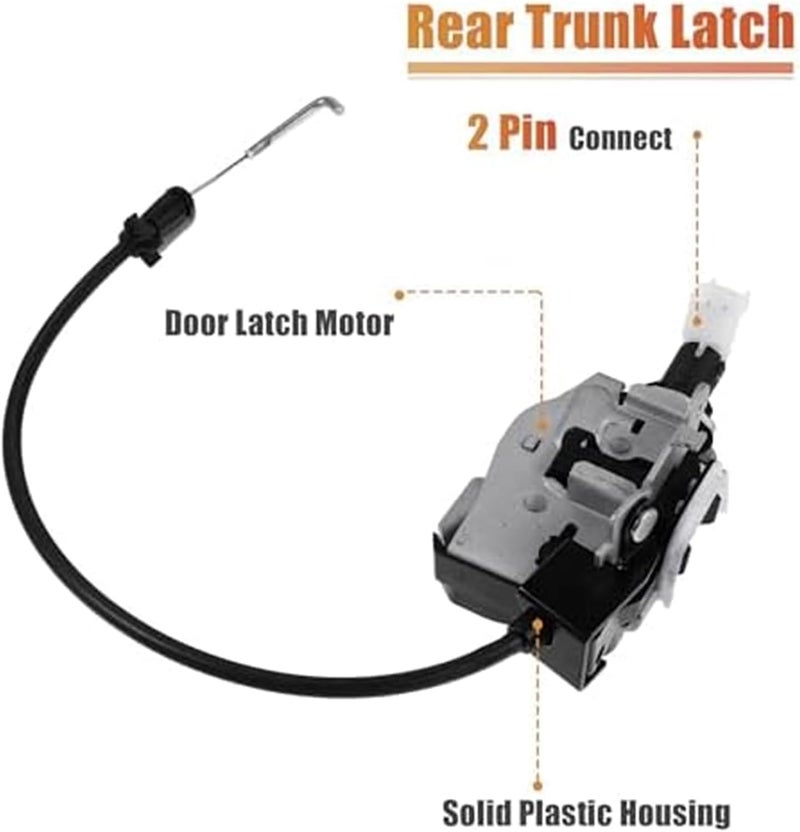 DEMULAX Liftgate Lock Actuator Trunk Latch Assembly - Image 3