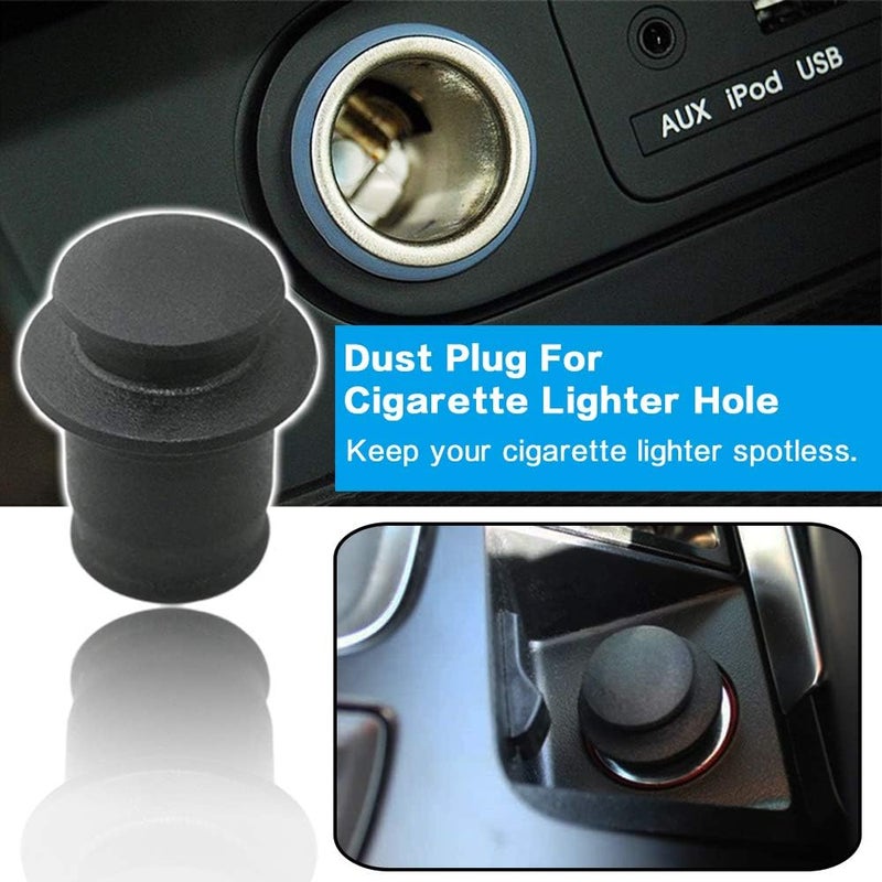 IZTOR Cigarette Lighter Cover Cap - Waterproof Dustproof 4 Pack for 12V Outlet - Image 3
