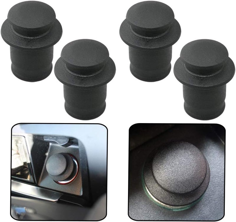 IZTOR Cigarette Lighter Cover Cap - Waterproof Dustproof 4 Pack for 12V Outlet - Image 1