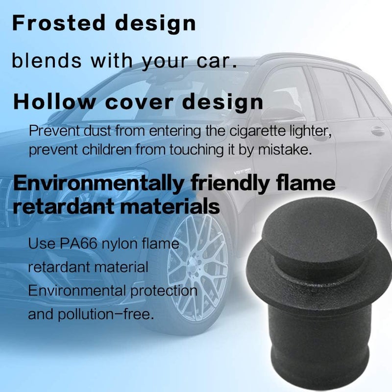 IZTOR Cigarette Lighter Cover Cap - Waterproof Dustproof 4 Pack for 12V Outlet - Image 4