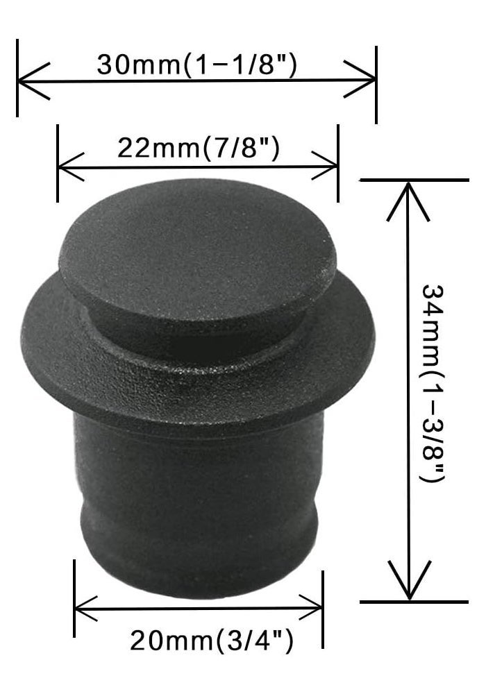 IZTOR Cigarette Lighter Cover Cap - Waterproof Dustproof 4 Pack for 12V Outlet - Image 2