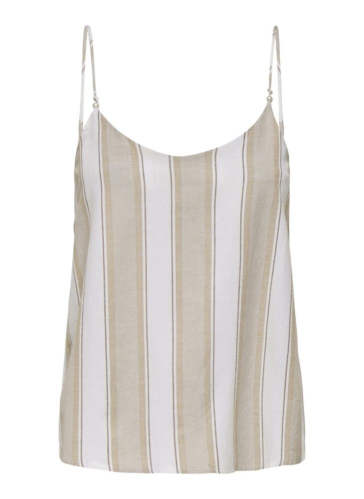 Onljakiri Linen Singlet Top