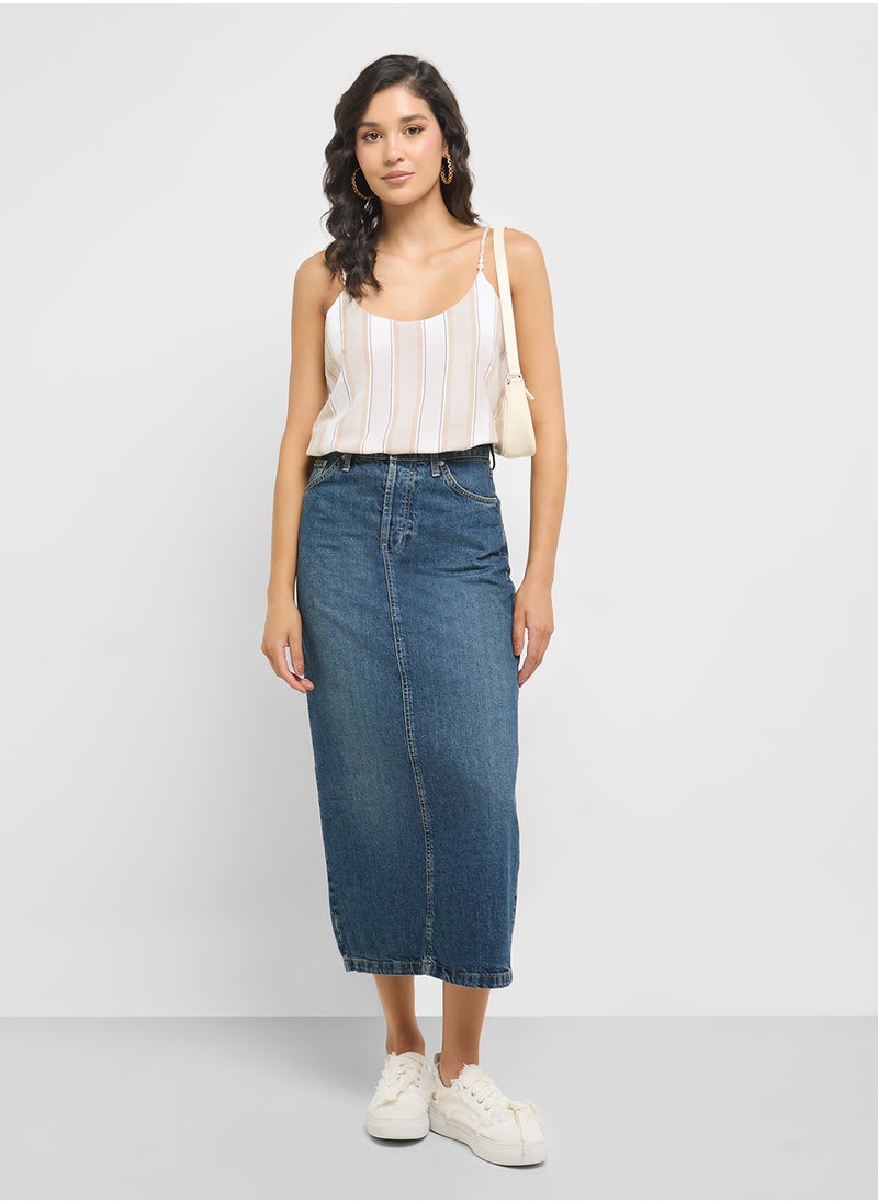 ONLY Onljakiri Linen Singlet Top  - Image 4