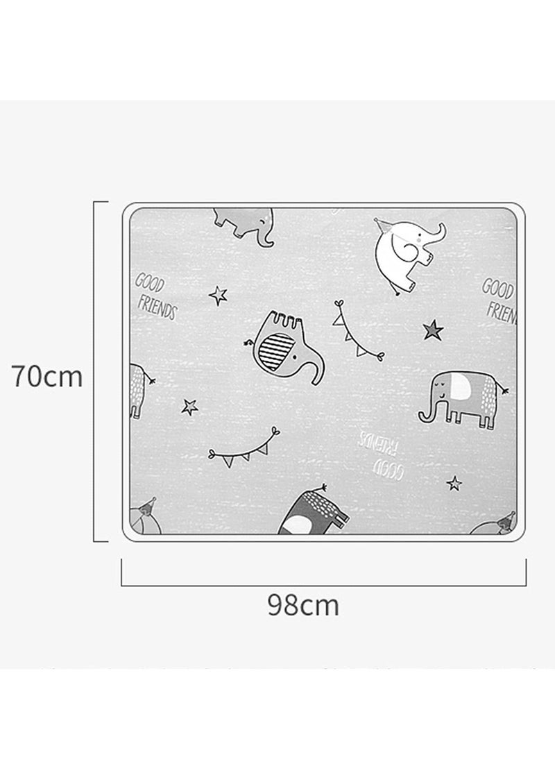 KASTWAVE Nursing Cover Cotton Breastfeeding Cover with Adjustable Strap, Soft Boned Nursing Apron Cover Burp Cloth Breathable Lightweight, Stylish Discreet Full Privacy Breastfeeding Scarf - Image 2