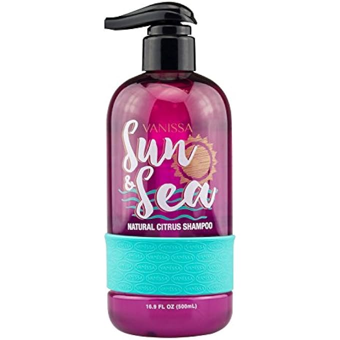 "SUN & SEA" NATURAL DAILY SHAMPOO WITH GRAPEFRUIT EXTRACTS, FOR ALL HAIR TYPES (CITRUS, 10.1 OZ)