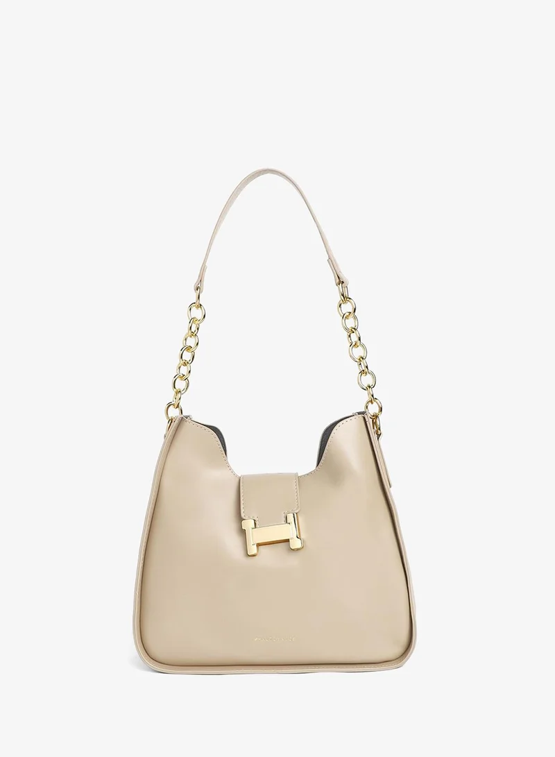 Haute Sauce  Women's The Monogram Shoulder Bag - Ivory White for Women | Best Price UAE