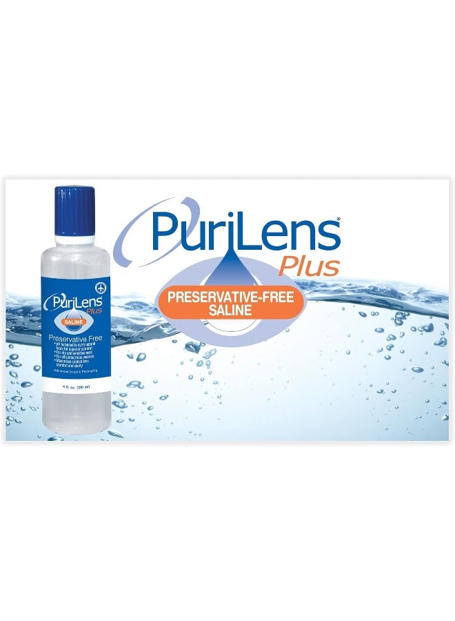purilens Plus Preservative Free Saline 4 Fl Oz Bottles, Pack Of 12 - Image 5