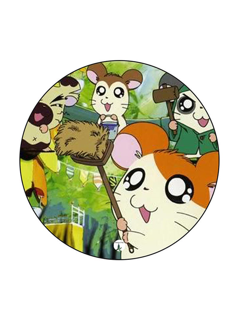 RKN Anime Hamtaro Printed Mouse Pad Multicolour