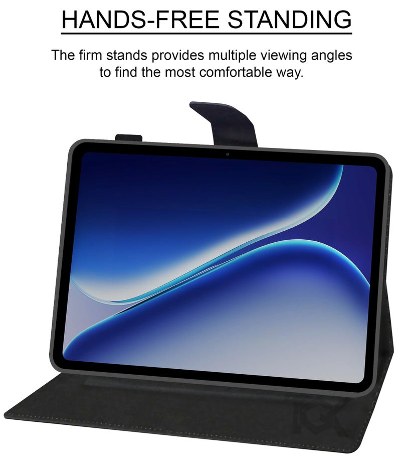 TGK Flip Cover Case for OnePlus Pad Go 2 12.1 inch Tablet Executive Leather Built-in Pencil Holder (Black) - Image 4