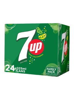7up Soft Drink, Cans, 325ml × 24 