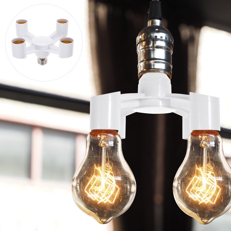 Light Splitter Lamp 4-branch Adapter E26/ Light Bulb - Image 4