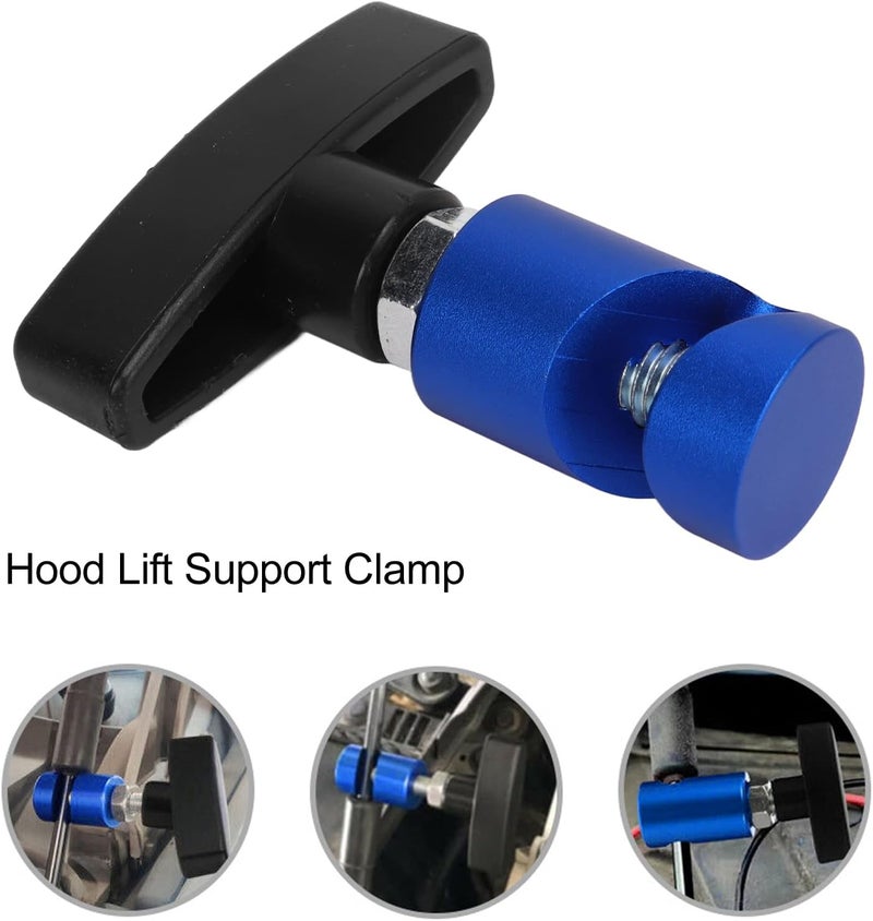 Bewinner 2 Pcs Car Hood , Support Retaining Clip,Hood Strut Clamp for 12mm Threaded Spark Plugs Caliper, Tailgate Strut Stopper Retainer Tool Stay Holder - Image 2