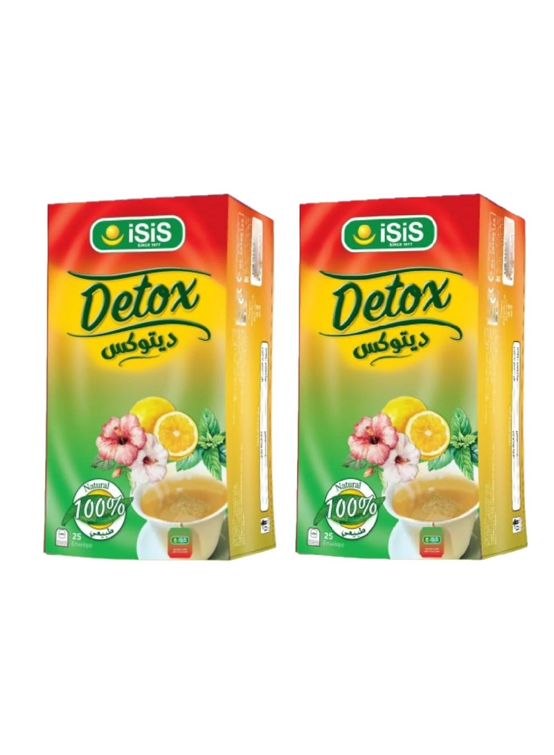 إيزيس قطعتين من مشروب ديتوكس  ( 25 ظرف ) - Image 1