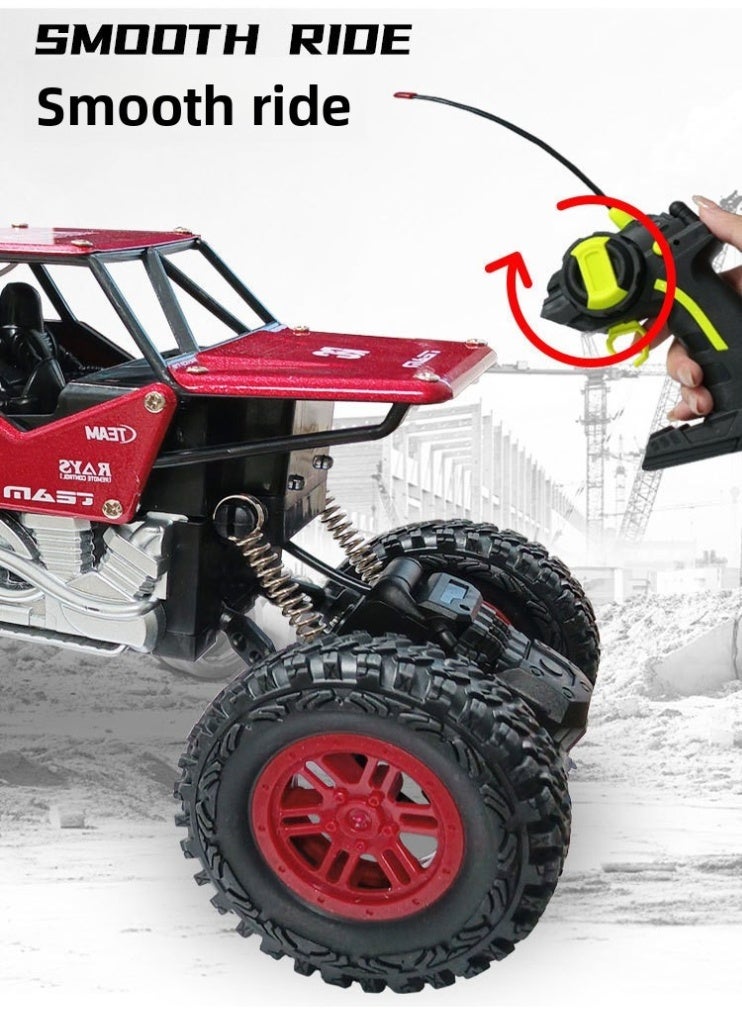 Alloy Four-Wheel Drive Remote Control Climbing Spray Off-Road Vehicle, Shock-Resistant Wireless Charging, Children's Toys, 7-14 Year - Image 2