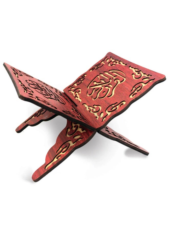 سندس حامل قرآن أرضي خشبي متوسط ​​الحجم - Image 1