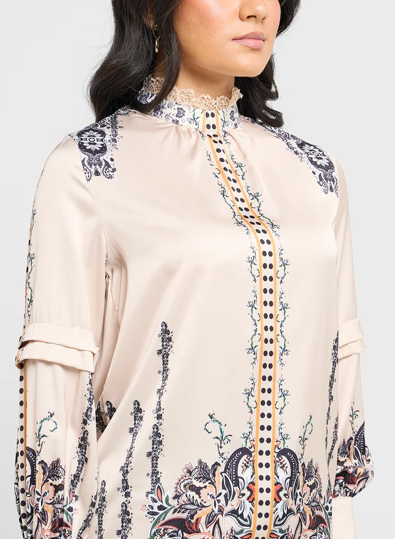 ايلا Printed Blouse