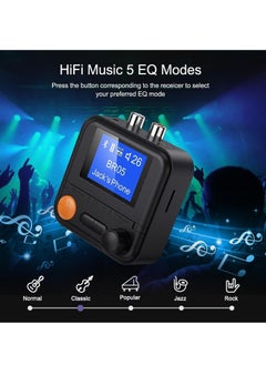 Generic Bluetooth 5.2 Transmitter Receiver, HiFi Bluetooth Audio Adapter with Display, Wireless Audio Adapter for Music Streaming Sound System, Headphones, TV, Support TF Card/RCA/3.5mm AUX Output  - Image 2
