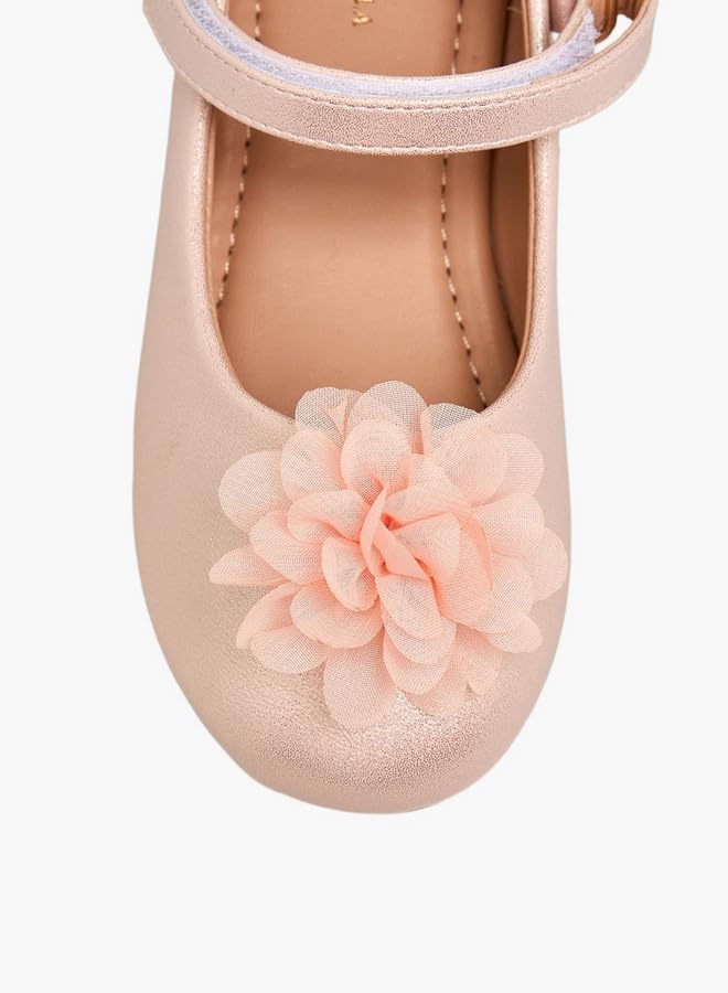 Flora Bella Girls Floral Embellished Mary Jane Shoes - Image 4