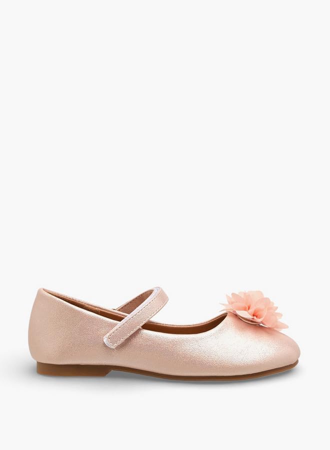 Flora Bella Girls Floral Embellished Mary Jane Shoes - Image 3