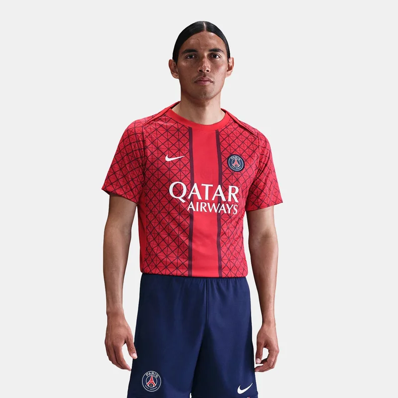 نايكي تيشيرت كرة القدم باريس سان جيرمان أكاديمي برو الأساسي بري-ماتش للرجال