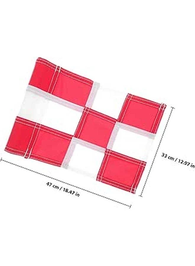 Checkered Golf Practice Flag Reusable Wear Resistant Lightweight For Training Course Backyard - Image 1