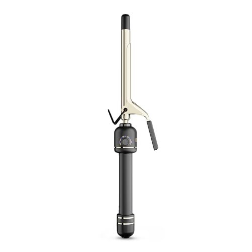 HOT TOOLS 24K Gold Professional 5/8" Extended Barrel Curling Iron with Clamp for Tight Curls - 24K Gold Technology for Long-Lasting Results & Longer Barrel for Easy Styling - Image 1