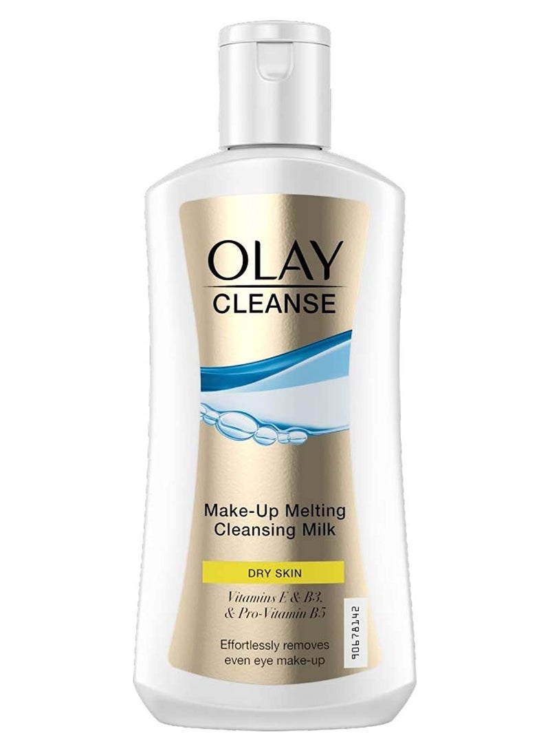 Olay Cleanse Make-Up Melting Cleansing Milk Dry Skin, 200 ml