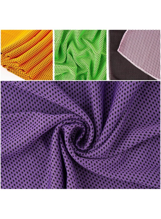Ponpon 10Pcs Cooling Towel Ice Towel Cooling Towels For Neck And Face Microfiber Cooling Towel For Gym, Travel, Yoga, Camping, Running, Outdoor Sport (10 Colors) - Image 5