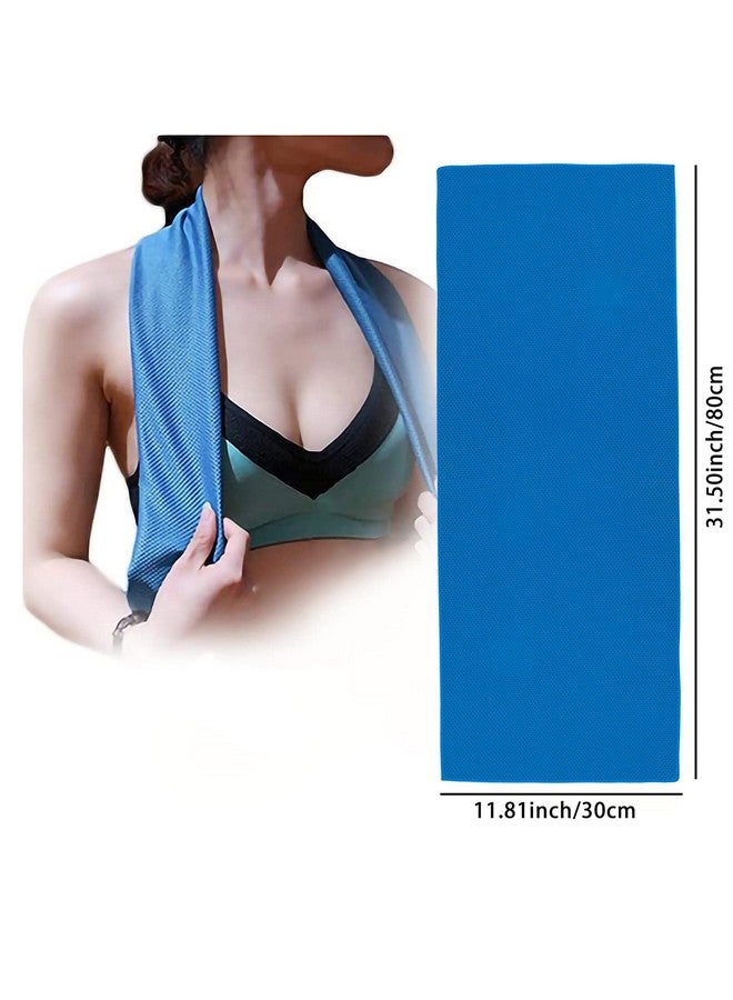 Ponpon 10Pcs Cooling Towel Ice Towel Cooling Towels For Neck And Face Microfiber Cooling Towel For Gym, Travel, Yoga, Camping, Running, Outdoor Sport (10 Colors) - Image 2
