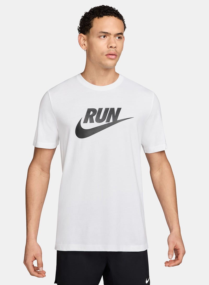 Nike Men’s Nike Dri-Fit Swoosh Running T-Shirt - Image 1