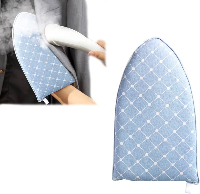 Swabs Handheld Ironing Board Handy Mini Iron Board Handheld Mini Ironing Board Handheld Thick Padding Waterproof Anti Steam Ironing Boards Garment Steamer Iron Gloves with Finger Loop 1 pcs - Image 2
