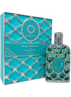 Orientica Orientica Azure Fantasy Extrait de Parfum with Notes of Bergamot, Jasmine & Ambergris, Luxurious & Refreshing Woody Floral Fragrance for Men & Women, Long-Lasting & Captivating Unisex Perfume, 80ML 