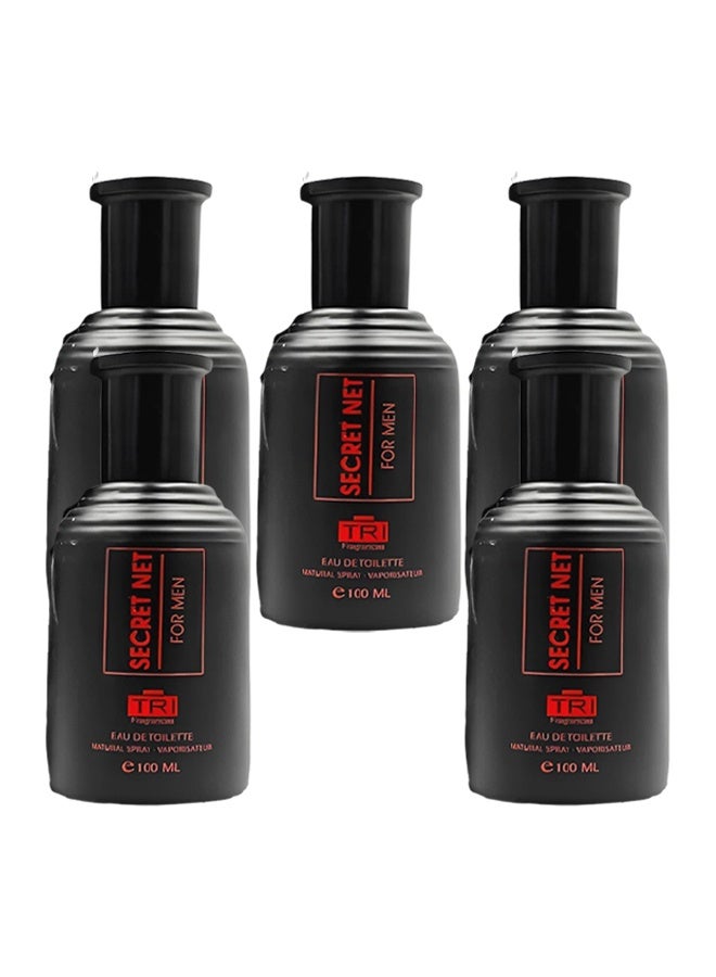 عطور TRI 5 قطع عطر سيكريت نت للرجال 100 مل - Image 1