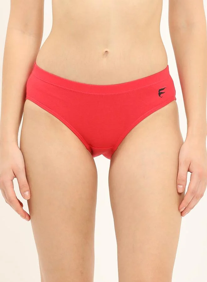 Envie Envie Pack of 3 - Logo Detail Cotton Mid Briefs