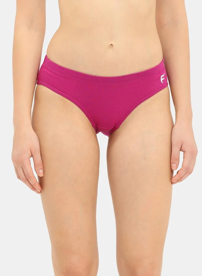 Envie Envie Pack of 3 - Logo Detail Cotton Mid Briefs