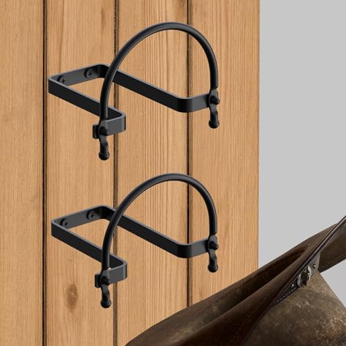 Chinpakden Cowboy Hat Rack 2 Pack, Wall Mount Hat Organizer, Heavy Duty Hat Hanger for Western Home Decor. - Image 1