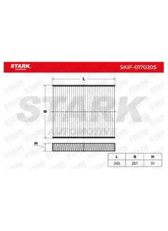 Stark STARK -  POLLEN / CABIN / AC FILTER FOR BMW - ROLLS-ROYCE  - Image 2