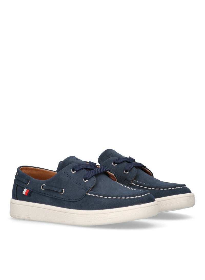 TOMMY HILFIGER - Kids Lace Up Low Top Sneakers - Image 1